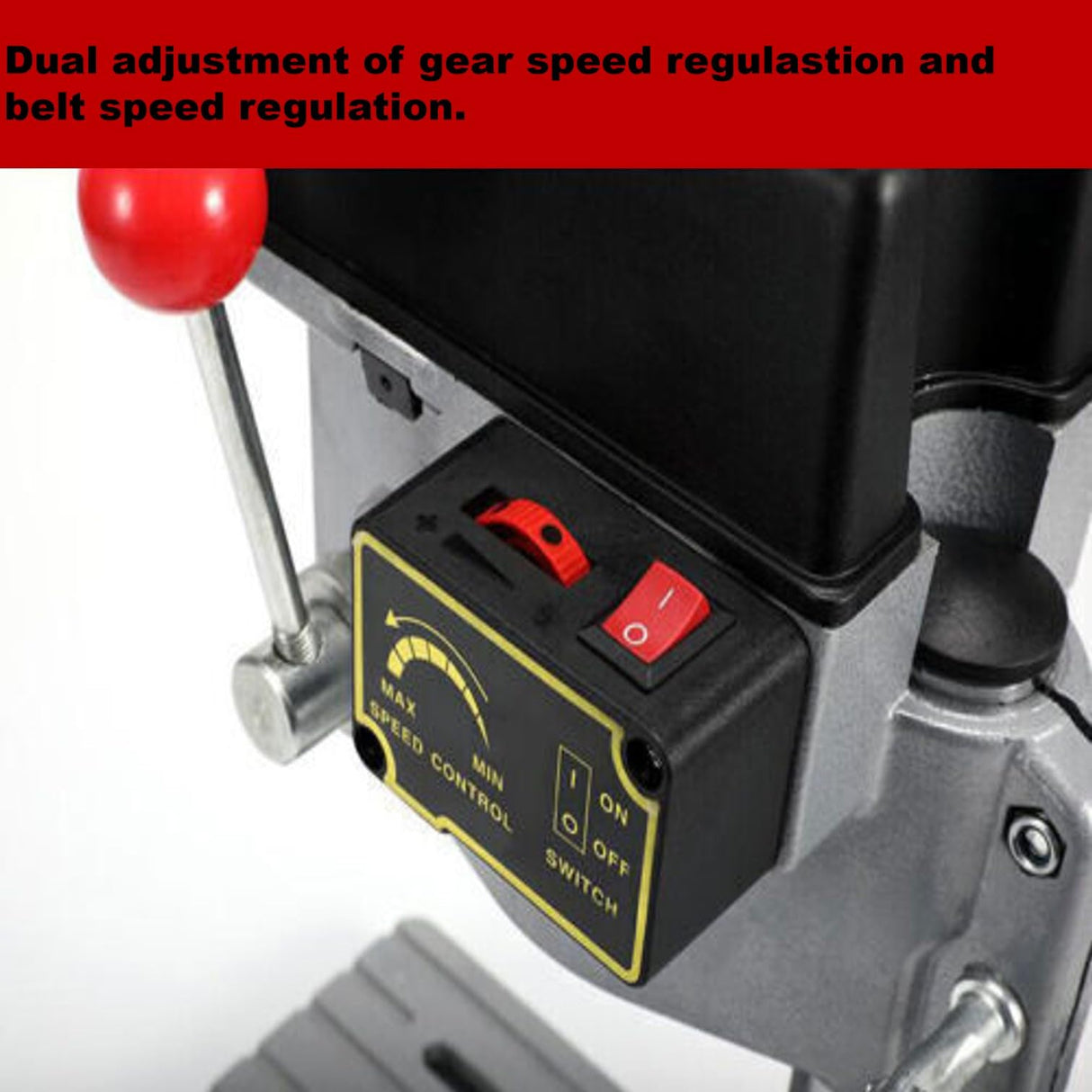 Mini Bench Drill Press, 110V 340W Portable Drill Workbench, Light-Duty DIY Craft Drilling Repair Tool Expanding Drilling Machine Pressed-in Chuck DYRABREST