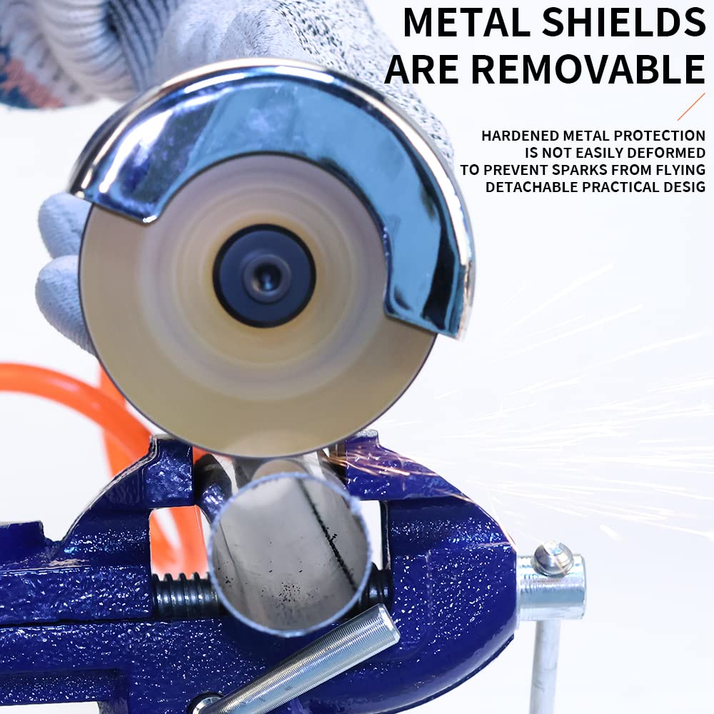 Baisiky 3inch Air Cut Off Tool,Angle Grinder Pneumatic Cutting Machine With 5-Pieces 3" Cutting Disc Set,Free Speed 20000RPM Baisiky