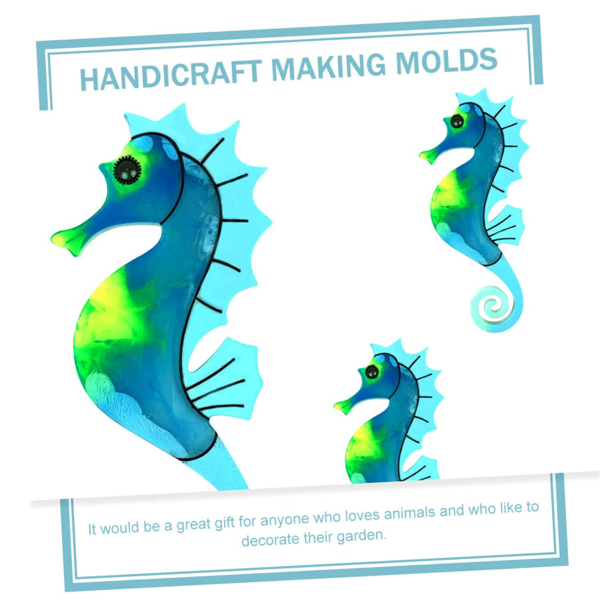 Decorative Mold Soap Molds Resin Molds Silicone Epoxy Silicone Molds Lets Resin Home Decor DIY Wall Ornament Mold Animal Pendant Mold DIY Mold White NUOBESTY