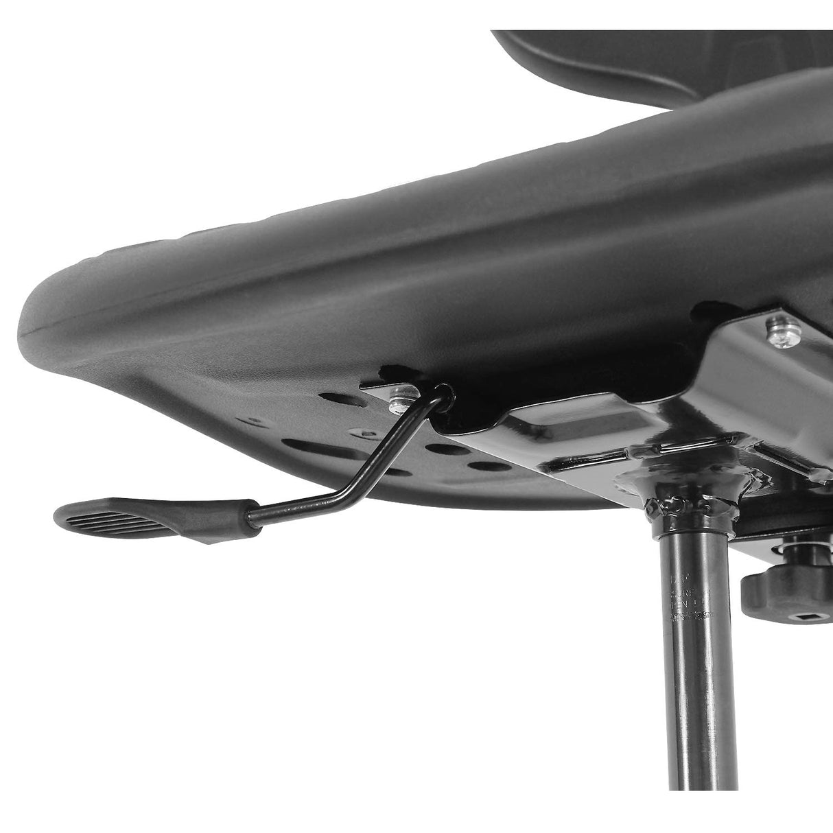 BenchPro Deluxe Polyurethane Chair With 18” Adjustable Footring and Heavy Nylon Base , 21"-31" Height Adjustment, 450 lbs Capacity BenchPro