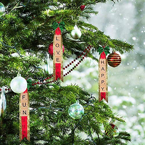 Abbaoww 100 Pcs Wood Blank Letter Tiles Unfinished Blank Wood Squares for Craft, Decoration, Altered Art and Laser Engraving Carving Abbaoww