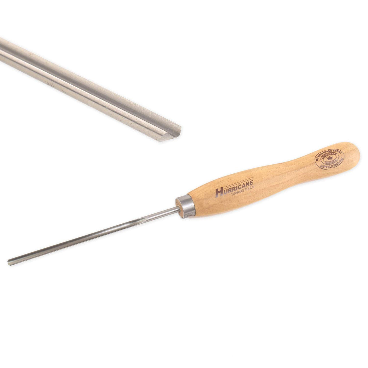 Hurricane Turning Tools, HTT-235W, M2 HSS, 1/4" Spindle Gouge for Woodturning Hurricane Turning Tools