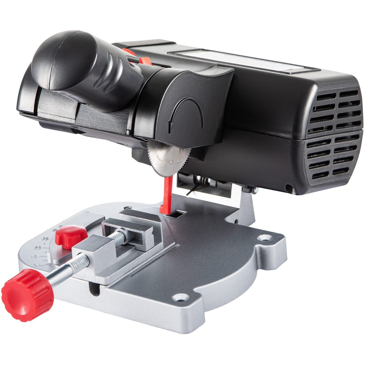 VEVOR Mini Miter Cut-off Chop Saw, Two 2-5/16" Blade of Steel and Resin with 1/2inch Cutting Depth, 0-45° Benchtop Miter Saw for Copper, Aluminum, VEVOR