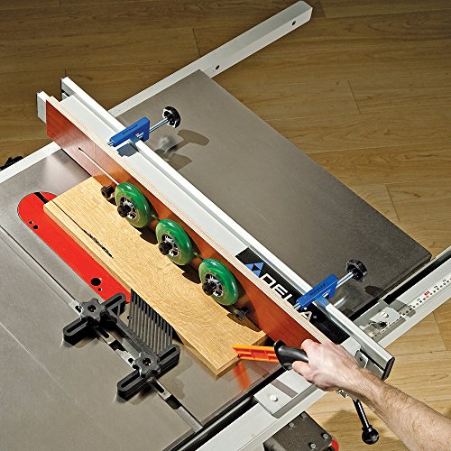 Universal Fence Clamps for Woodworking (Set of 2) – Great Fence Clamp for False Fence, Half-Fence, Stop Block, & More – Compact, Lightweight Aluminum ROCKLER