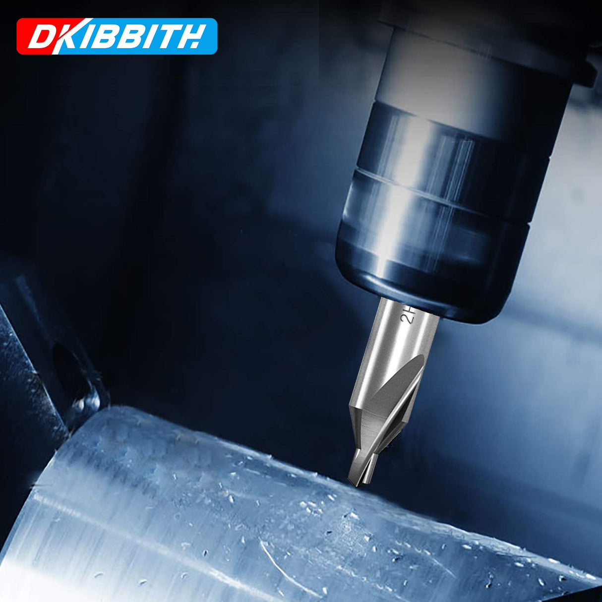 7 Pieces Center Drill Bits Set, M2 High Speed Steel 60-Degree Angle Center Drill Bits Kit Countersink Tools for Lathe Metalworking Size 1.0 1.5 2.0 DKIBBITH