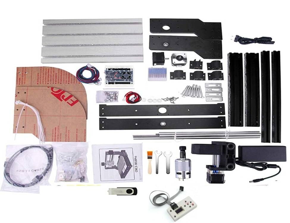 CNCTOPBAOS CNC 3018 Pro Max 3 Axis Desktop DIY Mini Wood Router Kit PCB PVC Milling Engraver Engraving Carving Machine GRBL Control with offline CNCTOPBAOS