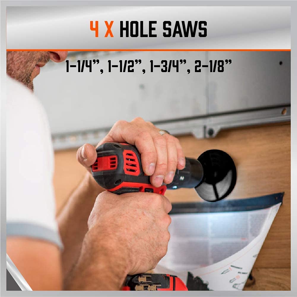 Ultimate Drill Bit Set - 246 PCS Comprehensive Premium Quality Drill Bits Kit for Wood Metal Cement Drilling & Screw Driving, Full Combo Kit Assorted SEDY