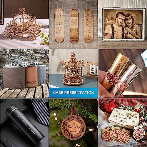 ATOMSTACK MAKER A5 V2 Laser Engraver, 5W Laser Engraving Machine, 400x400mm Engraving Area Laser Cutting & Engraving Machine, Laser Engraver Support ATOMSTACK MAKER