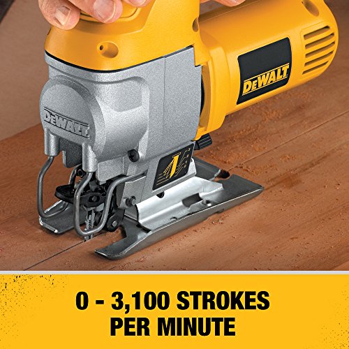 DEWALT Jig Saw, Top Handle, 5.5-Amp, Corded (DW317K) DEWALT