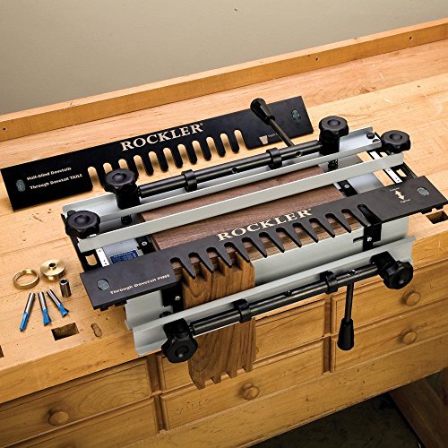 Dovetail Jig – Versatile Dovetail Jig Kit Includes Dove Tailing Router Jig, Template, Dovetail Guide Bushing & More - Dovetail Jigs for Woodworking ROCKLER