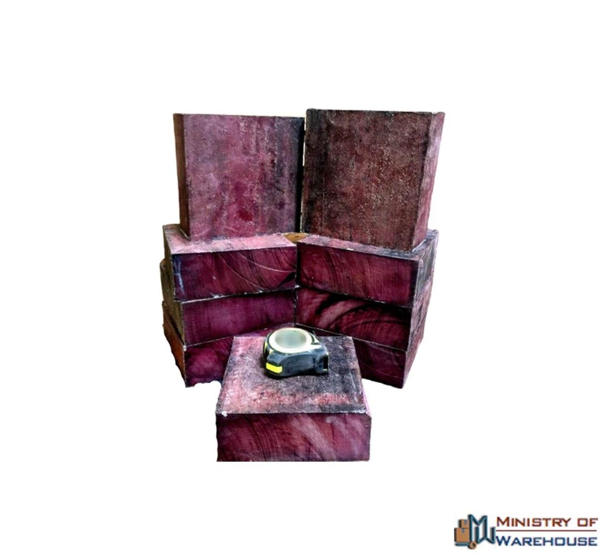 6 x 6 x 2 Lumber Bowl Turning Lathe Wood Blanks One Beautiful Exotic Board Dowel Cap Purpleheart Ministry of Warehouse