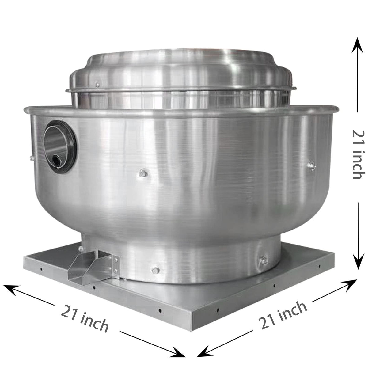 FICBXRA Restaurant Canopy Hood Grease Rated Exhaust Fan- Truck Exhaust Fan High-Speed Direct Drive Centrifugal Upblast Exhaust Fan 0.5HP 110 Volt FICBXRA