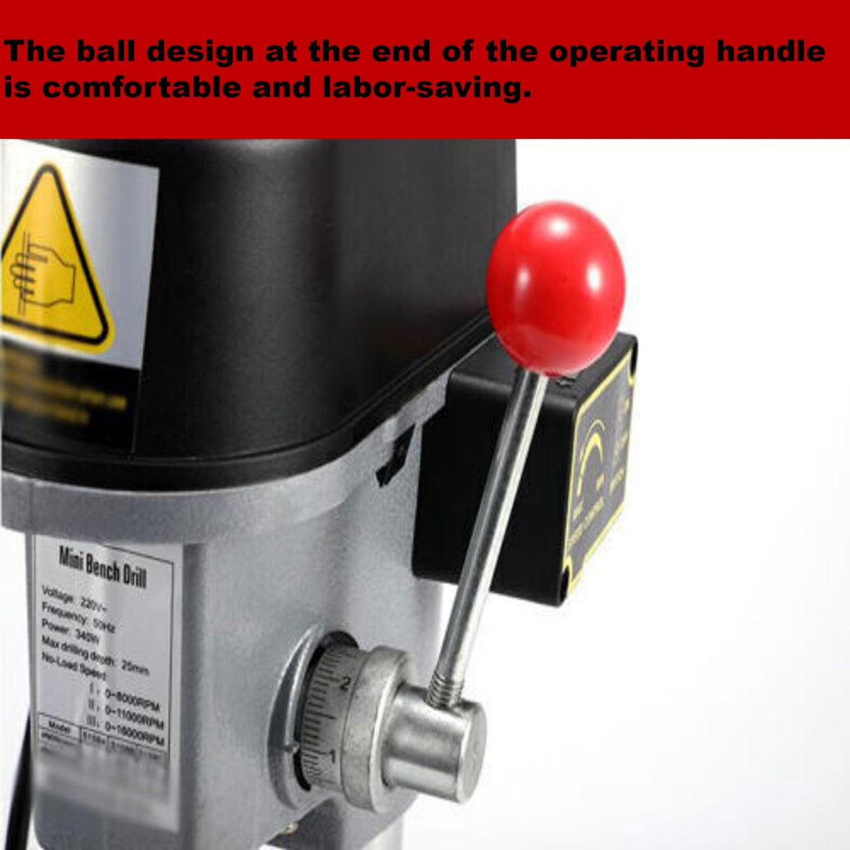 Mini Bench Drill Press, 110V 340W Portable Drill Workbench, Light-Duty DIY Craft Drilling Repair Tool Expanding Drilling Machine Pressed-in Chuck DYRABREST