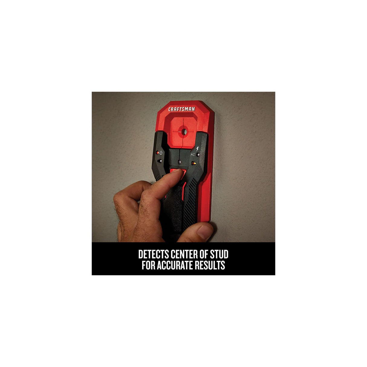 CRAFTSMAN Stud Finder, 1.5”, With AC Detection, Batteries Included (CMHT77621) Craftsman