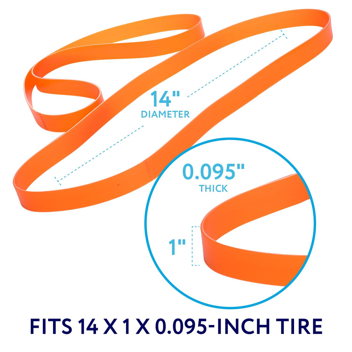 Impresa Urethane Band Saw Tires - 2 Pack - Fits 14 x 1 x 095-Inch Saws - Great for Metal and Wood Cutting - Compatible with Most Bandsaws - No IMPRESA