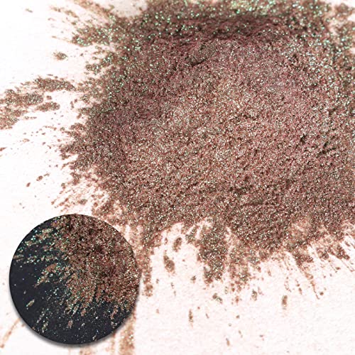 Ceya Chameleon Mica Powder, 1.8oz/ 50g Aurora Borealis Chrome Nail Powder, Cosmetic Grade Pearlescent Effect Color Shift Pigment for Epoxy Resin, ceya