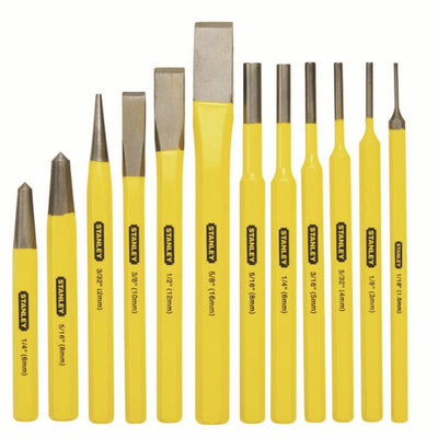 Stanley 16-299 12 Piece Punch & Chisel Kit