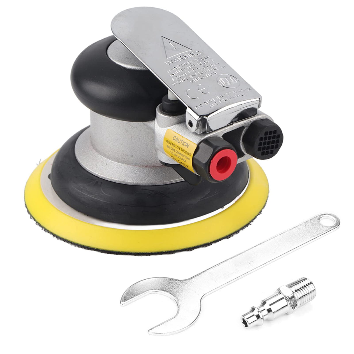 Air Sander, Air Sander AT-780 5inch/4inch Air Random Orbital Sander Round Polisher Pneumatic Hand Sanding Tool for Surface, Random Orbit Sanders (5in FTVOGUE