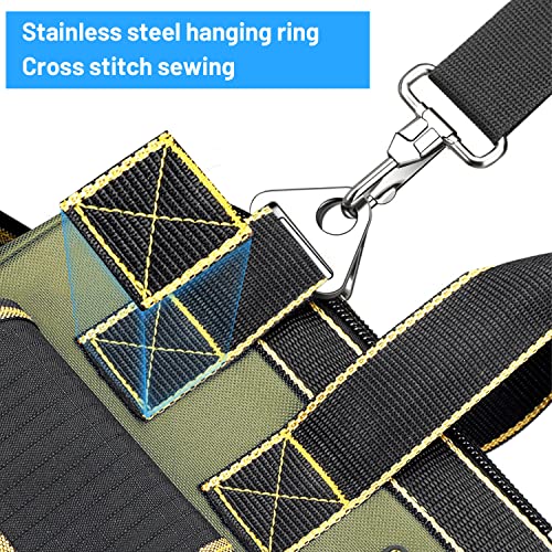 Tool Bag, Ounic 20 Inch Large Heavy Duty With Wide Mouth and Waterproof Strong Molded Base tool Organizer with Adjustable Shoulder Strap Specially Ounic