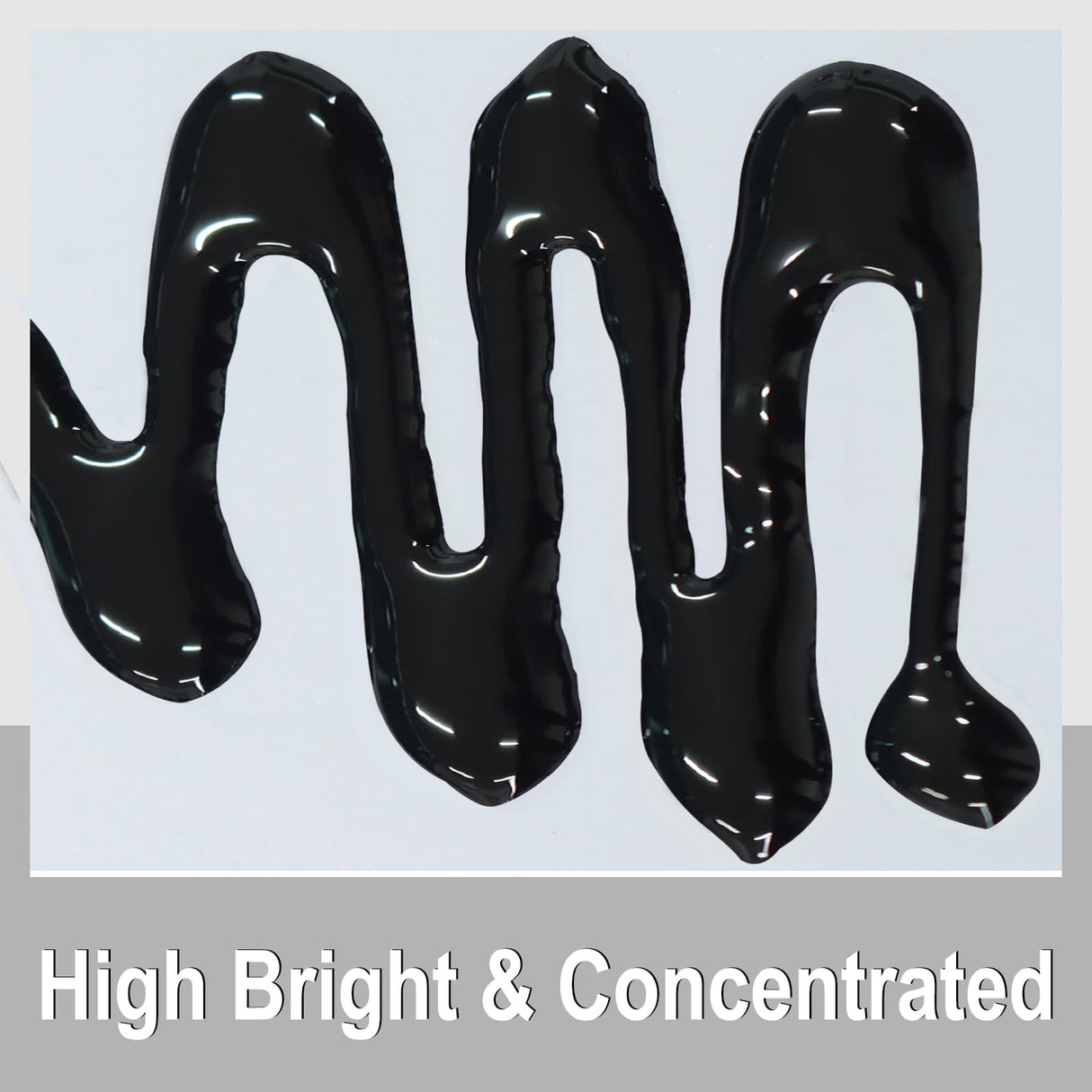 Renfio Black Pigment Paste, 4.23oz/120g Epoxy Dye High Concentrated Epoxy Resin Color Pigment Easy to Mix Paint Resin Pigment Paste for UV Resin Renfio