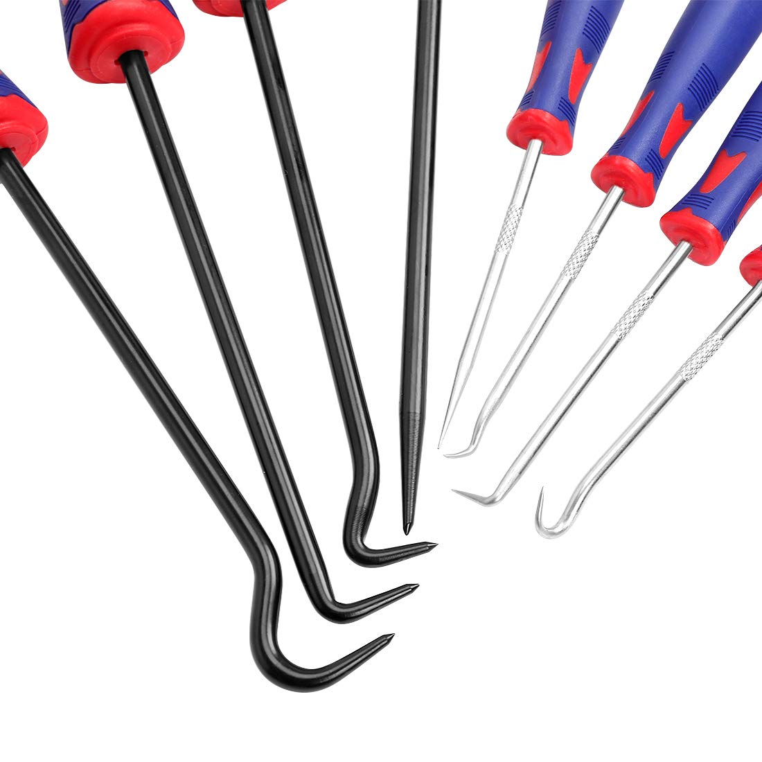 WORKPRO 9Pcs Precision Pick & Hook Set with Scraper, Automotive & Electronic Hand Tools, W000846A WORKPRO