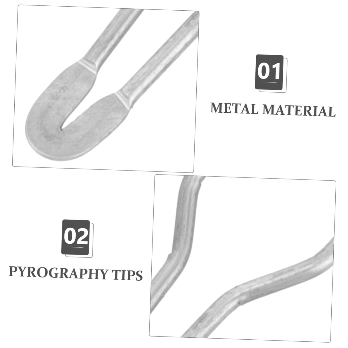 Homoyoyo 10pcs Pyrography Wire Tip Heating Wire Tips Wood Burning Tips Pyrography Burner Tips Wood Burner Tools Wire Tip Wood Burning Tool Wood Homoyoyo