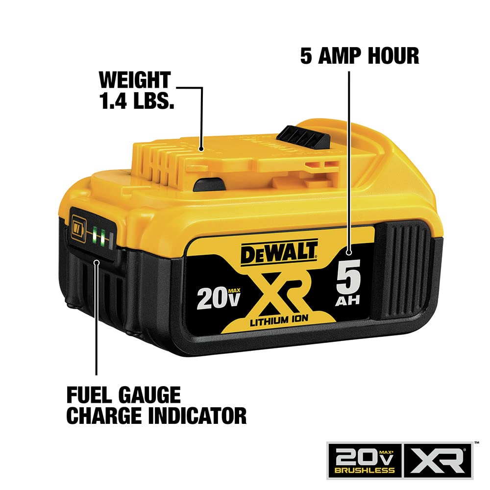 DEWALT 20V MAX* XR Impact Driver, 3-Speed, 1/4-Inch (DCF887P1) DEWALT