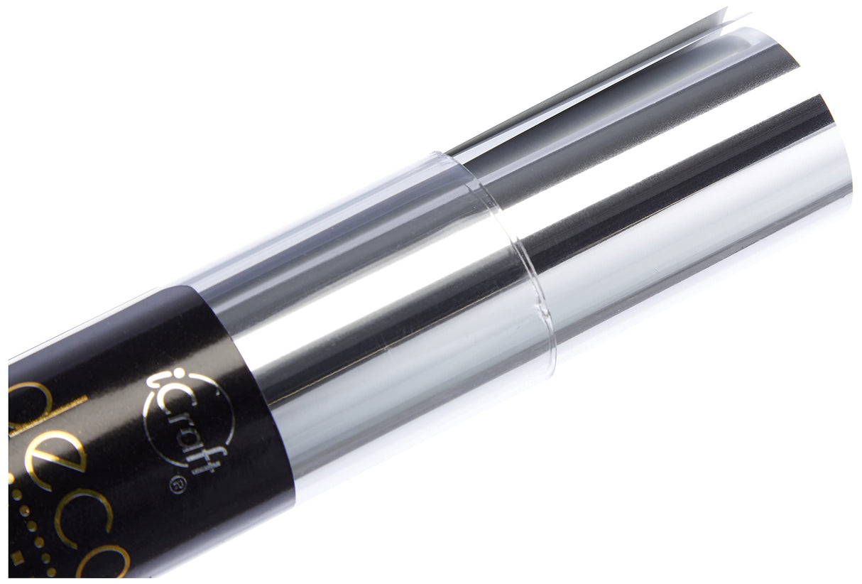 iCraft Deco Foil, 5 Transfer Sheets, 6" x 12", Silver iCraft