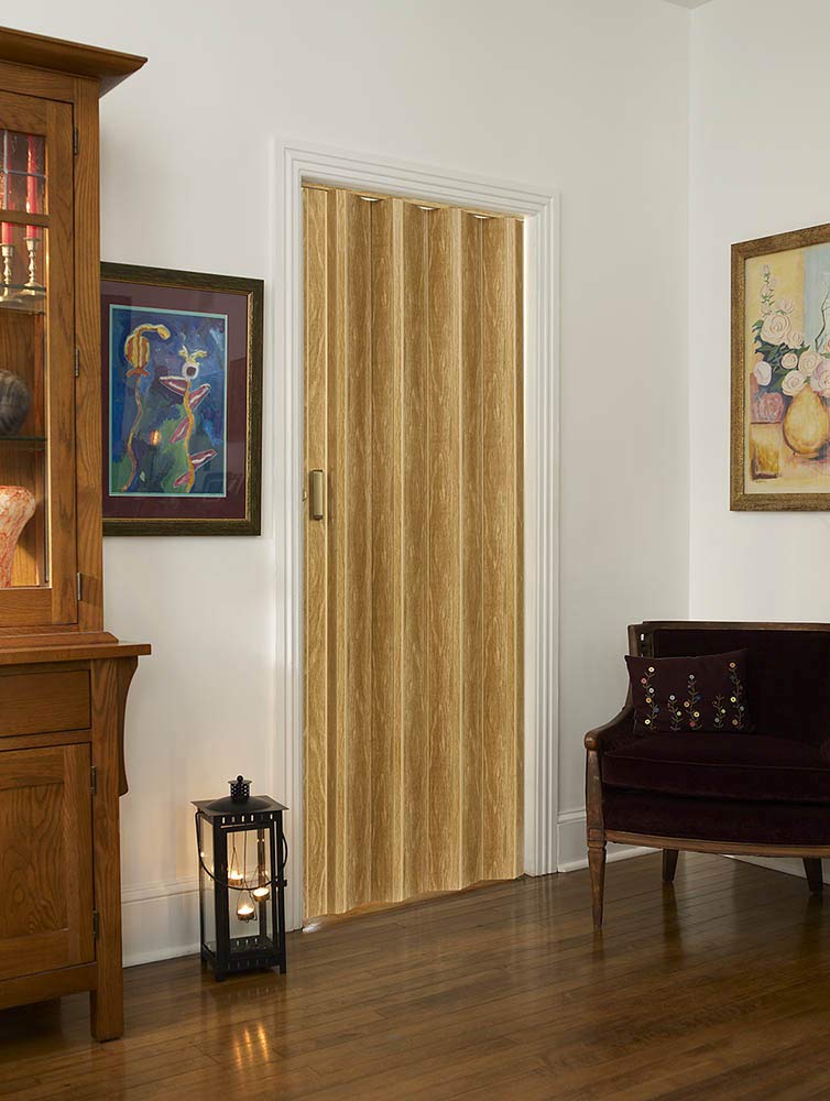 LTL Home Products HSROYAL3280RO Royale Interior Folding Accordion Door, 36 x 80 Inches, Rustic Oak LTL Home Products