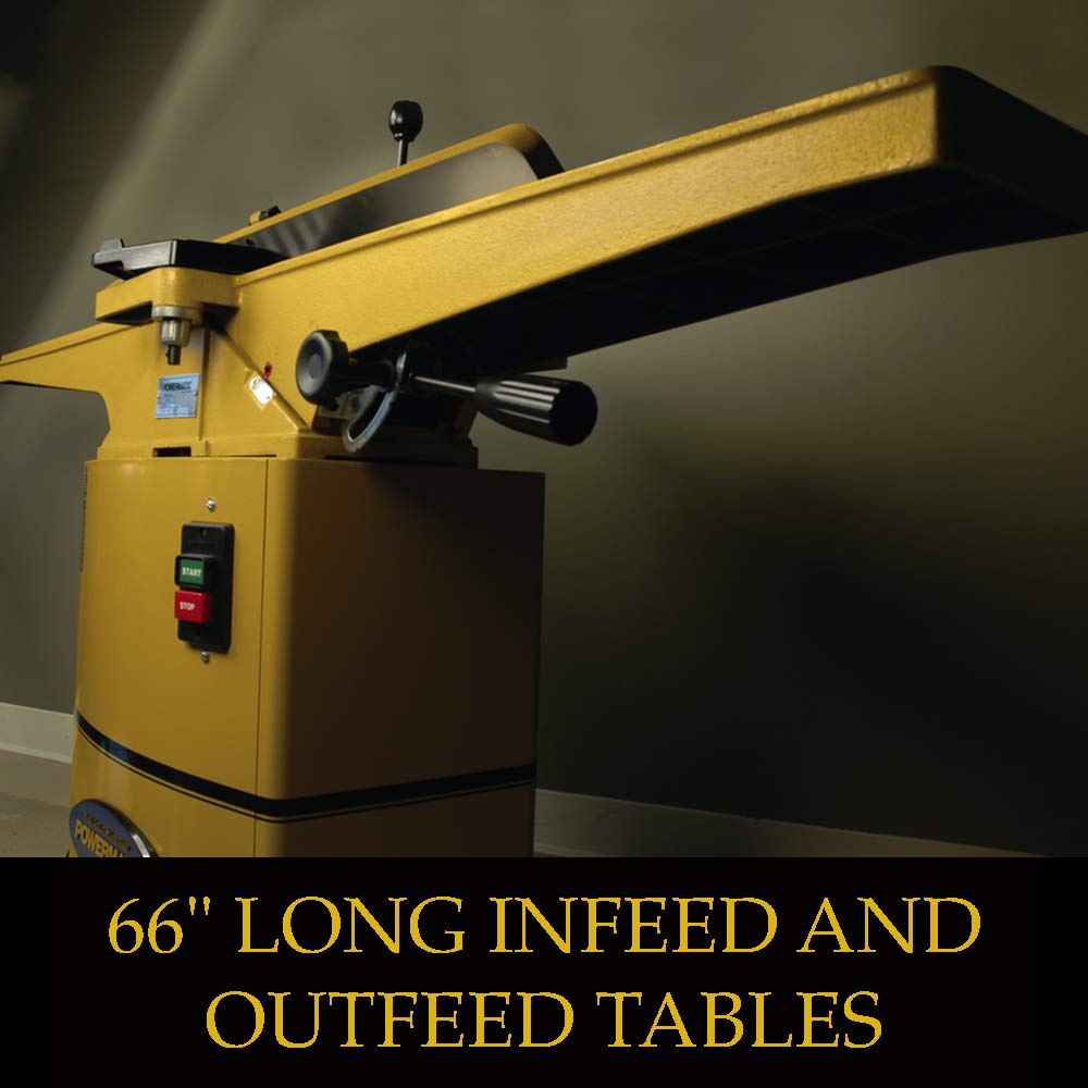Powermatic 6-Inch Jointer, 3 HSS Knives, 1 HP, 1Ph 115/230V (Model 54A) Powermatic