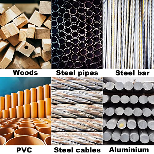 MAXXT Band Saw with Lightweight Aluminum Base 10 Amp 5 Inch Deep Cut Variable Speed Handheld Automatic Multipurpose Cut with Carrying Wheels Portable MAXXT