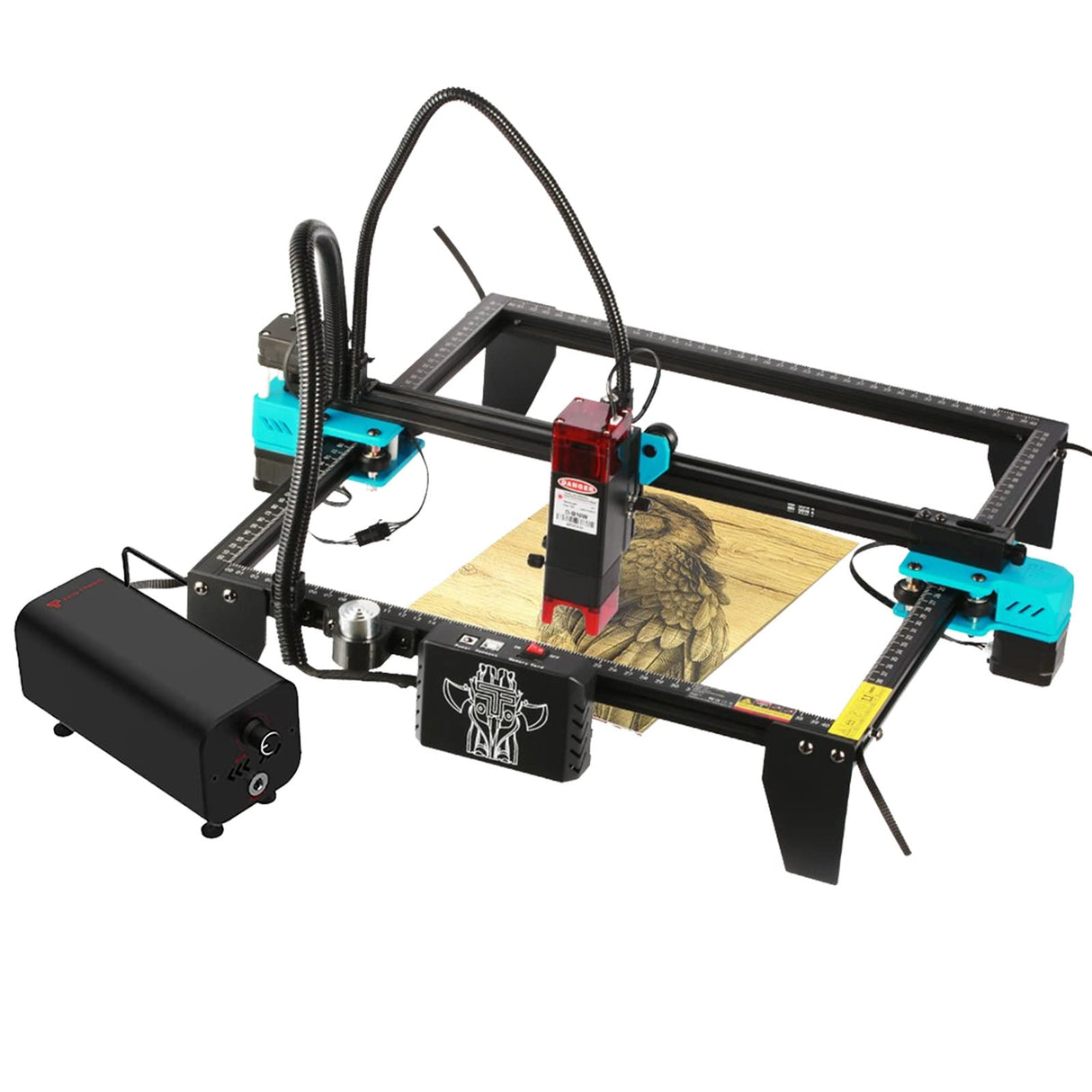 Twotrees TTS-55 Laser Engraver 40W Laser Engraving Machine 32 Bit Motherboard with Air Assist, for Cut Plywood Wood Engrave Aluminum, Laser Power: Aotyks