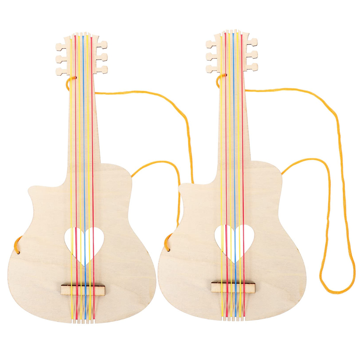 Toyvian 10 Pcs Child Guitar Mini Toys Miniature Guitar Miniature Guitar Toy Childrens Ukulele Unfinished Guitar Toy Crafts DIY Painting Guitar Toy Toyvian