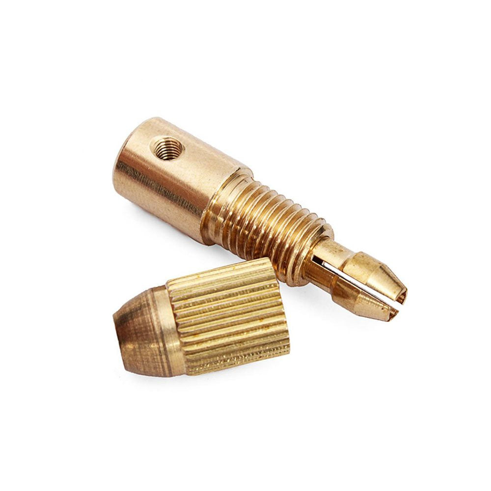 Yakamoz 0.7-1.2mm Mini Micro Electric Aluminum Hand Portable Handheld Drill with 15pcs Drill Bits, 2A Power Supply Included YAKAMOZ