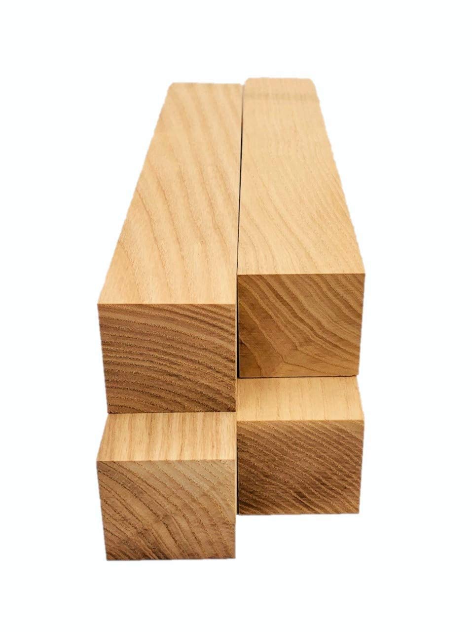 Ash Lumber Square Turning Blanks (4pc) (1.5" x 1.5" x 12") The Widow's Son