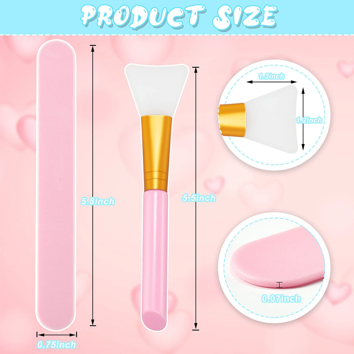 15 Pieces Reusable Stir Sticks Sets Include 12 Pieces Resin Sticks Stirring Makeup Stick and 3 Pieces Silicone Epoxy Brushes for Mixing Resin Epoxy Patelai