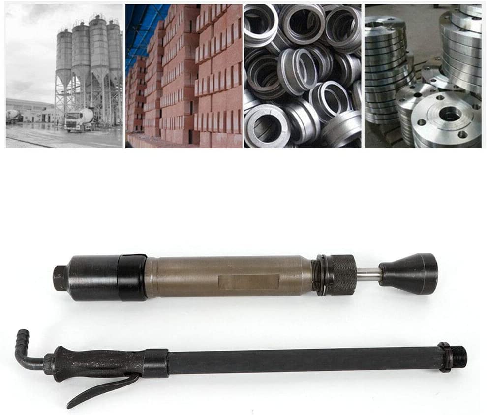 Pneumatic Tamping Machine D9 Pneumatic Tamper Earth Sand Rammer Air Tamper Hammer for Make Bricks, Concrete, 0.63Mpa, 1180mm HaroldDol