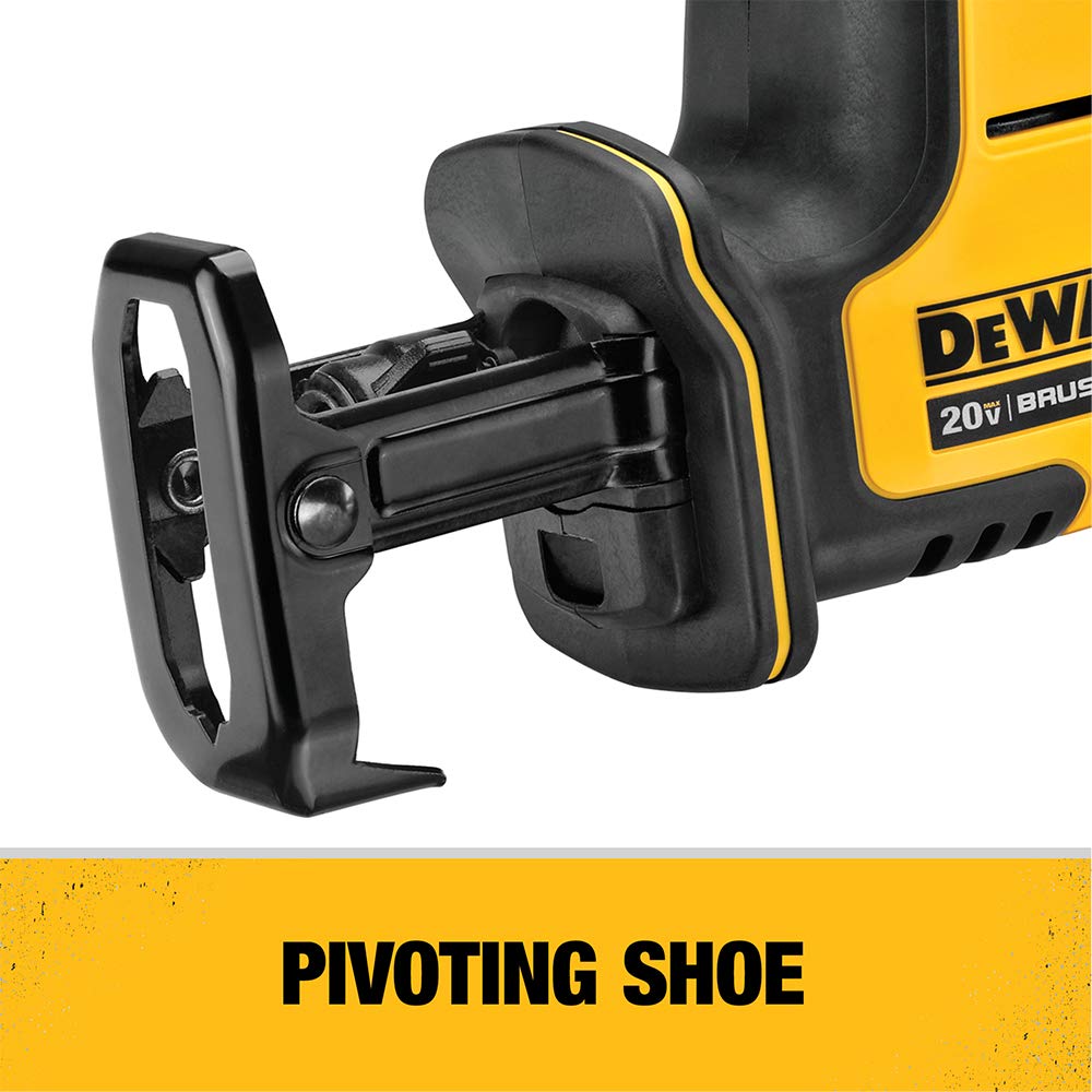 DEWALT ATOMIC 20V MAX* Reciprocating Saw, One-Handed, Cordless, Tool Only (DCS369B) DEWALT