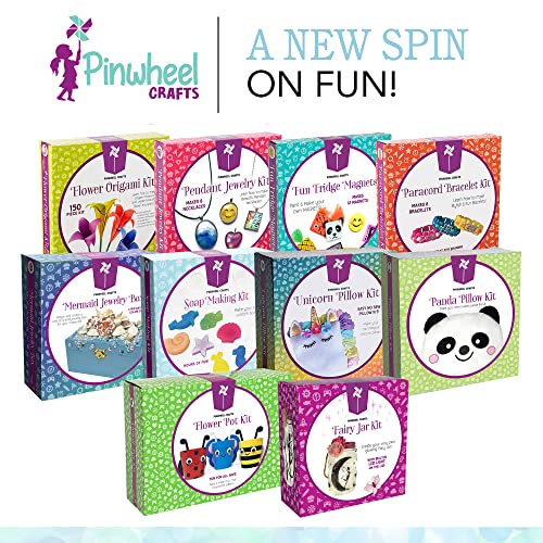 Pinwheel Crafts Soap Making Kit for Kids - Make Your Own Soap Science Kits for Kids -DIY Soap Making Supplies - Science Kits for Kids 4-6 and Up, Pinwheel Crafts