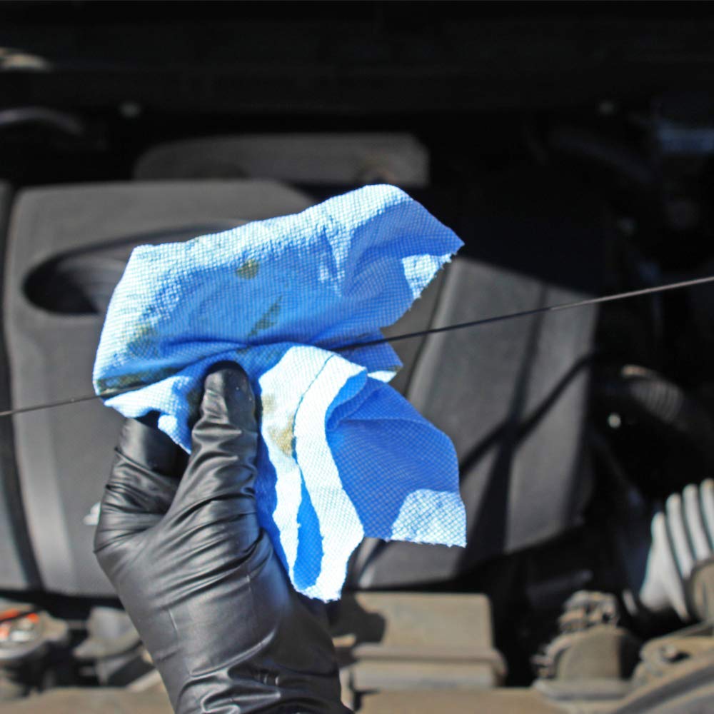 TaskBrand N-V040CGB Blue V40 Value Series Center Pull Wiper Sheets, All-Purpose Disposable Cleaning Towels, 10 x 12 Inches, Blue, Roll of 200 TaskBrand