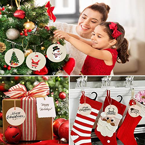 WLIANG 50 Pcs 3 Inch Wood Circles for Crafts, Unfinished Blank Wooden Circles Round Disc Cutouts for DIY, Painting, Staining, Christmas, Coasters WLIANG