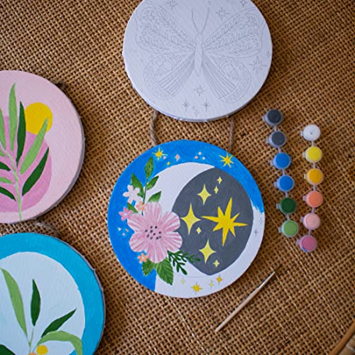 Art 101 Gallery 2 Pack Circle Hanging Canvas Wall Art Set, Multi Art 101 USA