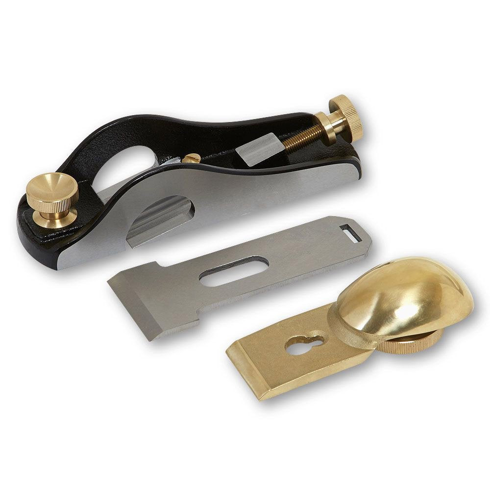 BAYM® Iron Hand Plane Tenon Saw Planer Woodworking Plane Metal Western Plane High-grade Copper Plate Plane 20 degree Low Angle Block Bench Plane BAYM