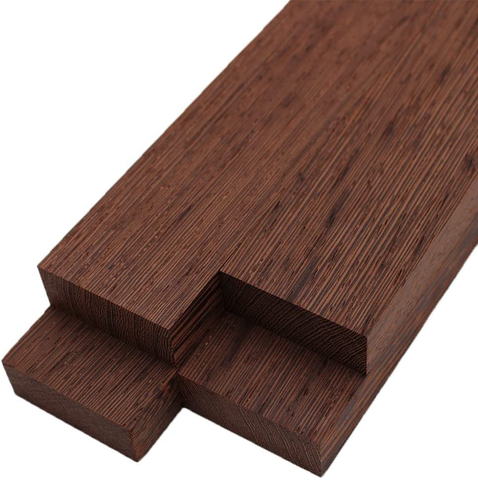 Wenge Lumber Boards - 3/4" x 2" (4 Pcs) (3/4" x 2" x 18") Barrington Hardwoods