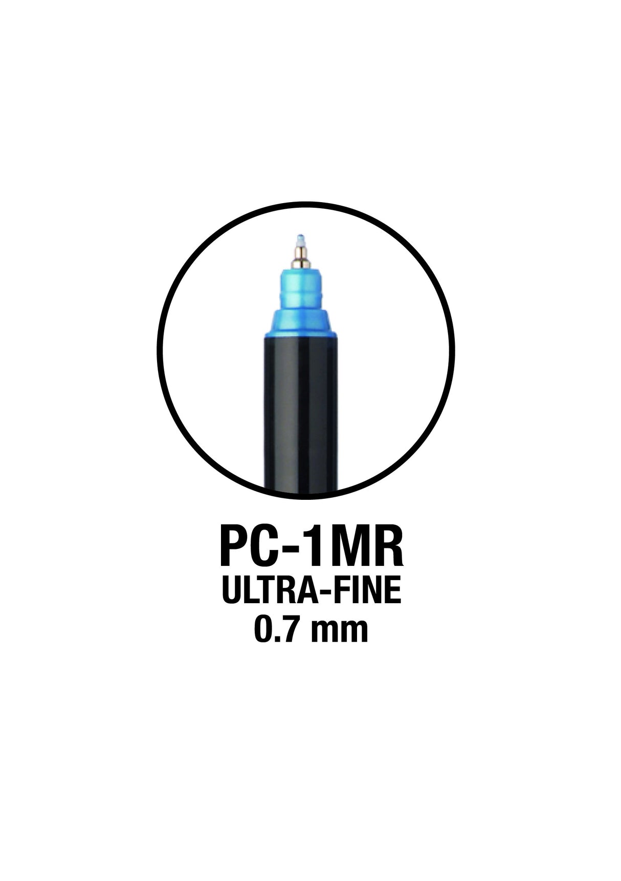 Posca Unibal PC-1MR EXTRA FINE Wallet of 8 STANDARD COLOURS Posca