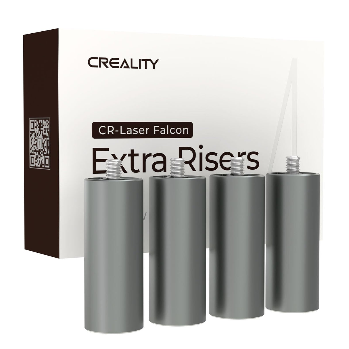Creality Falcon 2 Laser Engraver Raisers, 4Pcs Risers for Laser Cutter and Engraver Machine, 56mm / 2.2 inch M6 Screw Risers, Increase Total Height CREALITY FALCON