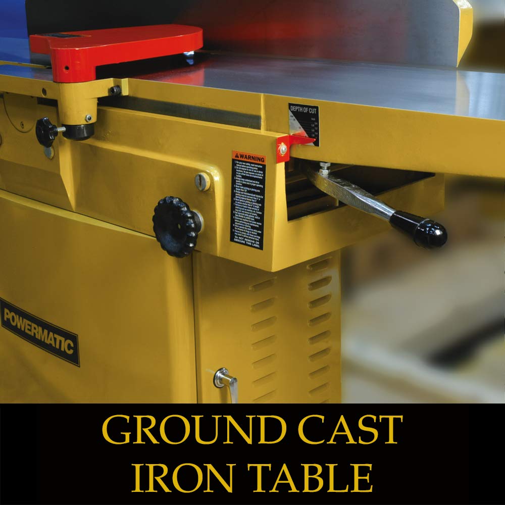 Powermatic 8-Inch Jointer, Helical Head, 2 HP, 1Ph 230V (60HH) Powermatic