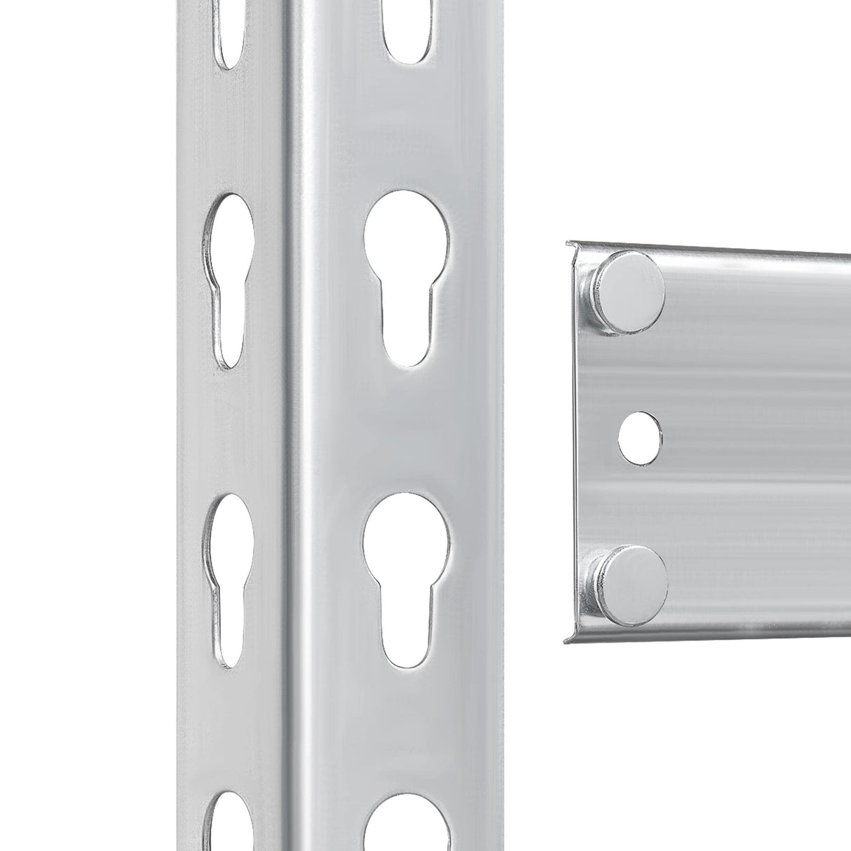 Topeakmart 2 PCS 5-Tier Utility Shelves, Metal Storage Shelves Garage Shelving Unit Adjustable Garage Storage Shelves Storage Racks Heavy Duty Shed Topeakmart