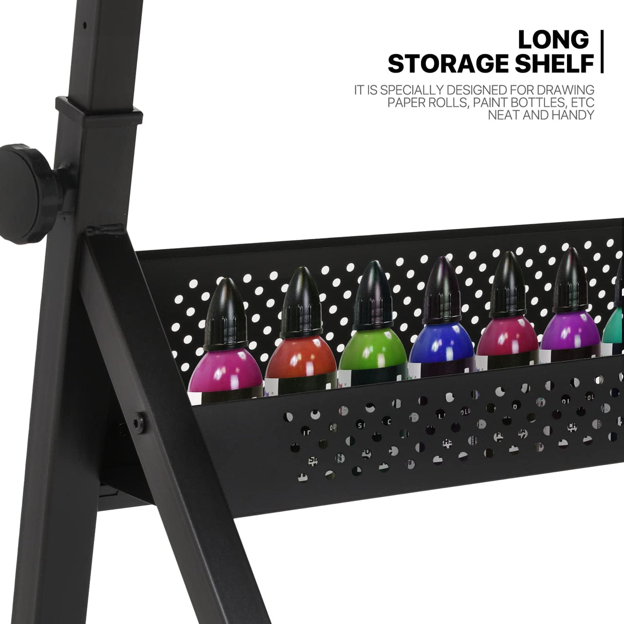 MoNiBloom Art Deco Drafting Table, Height-Adjustable, Tiltable Tabletop, Stool for Reading Writing Painting, Homeschooling Desk for Children with 2 MoNiBloom