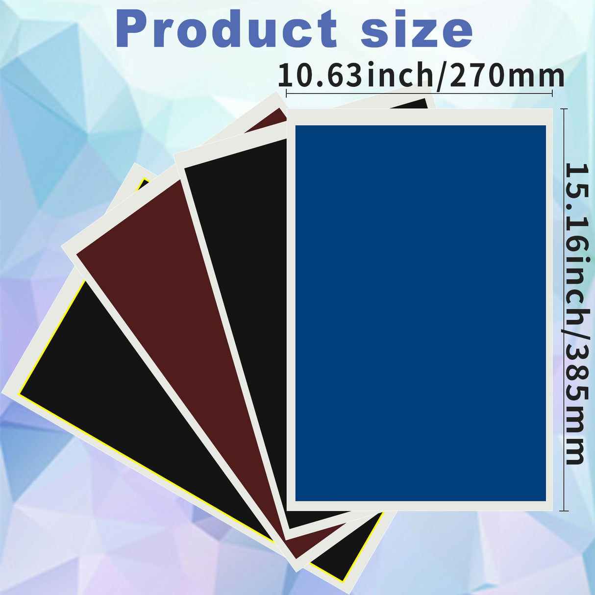 4 Pieces Laser Engraving Marking Paper 39x27CM Engraving Color Paper Laser Marking Paper for Ceramics Glass Metal Laser Cutting and Engraving Obsummoy